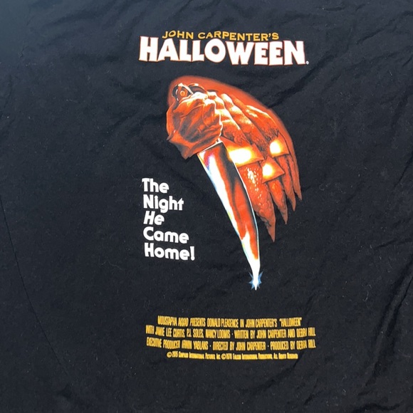 John Carpenters Halloween - The Night He Came Home T-Shirt - Picture 2 of 6